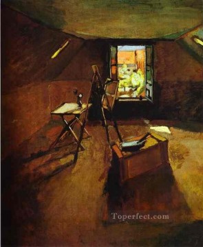 Fauvismo Painting - Estudio bajo el alero 1903 fauvista